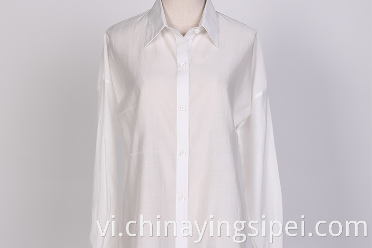 Chất lượng tốt dệt đồng bằng trơn Tencel nylon Vật liệu cuộn cho áo sơ mi